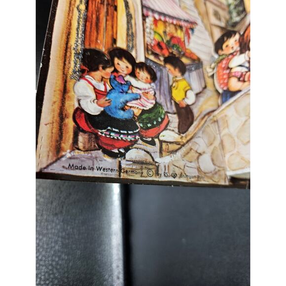 Vintage Christmas Advent Pop Up Calendar West Germany #255 Stuttgart-Rohr - Picture 5 of 7